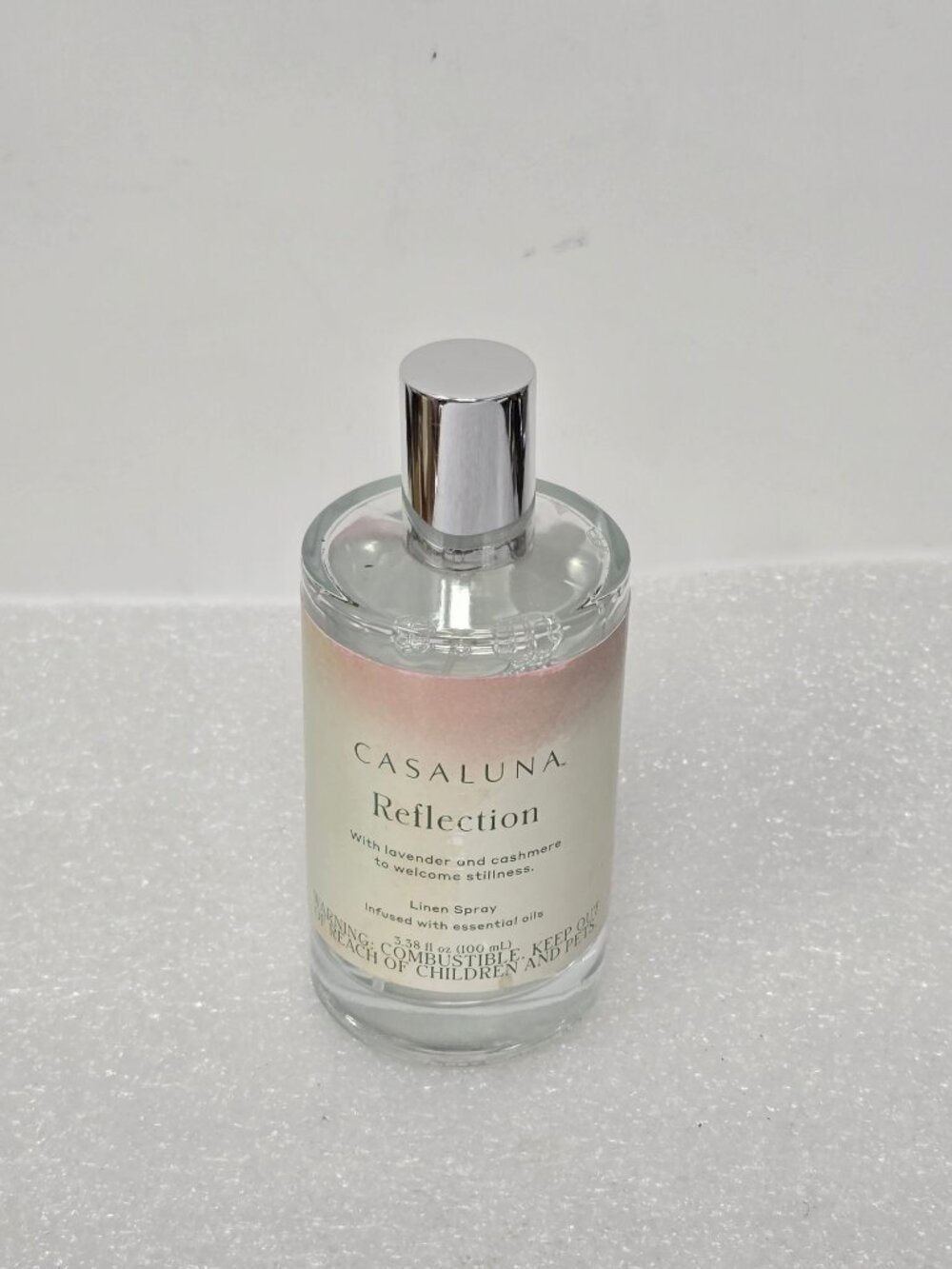 Casaluna Reflection Linen Spray With Lavender & Cashmere 3.38 Oz Essential Oils